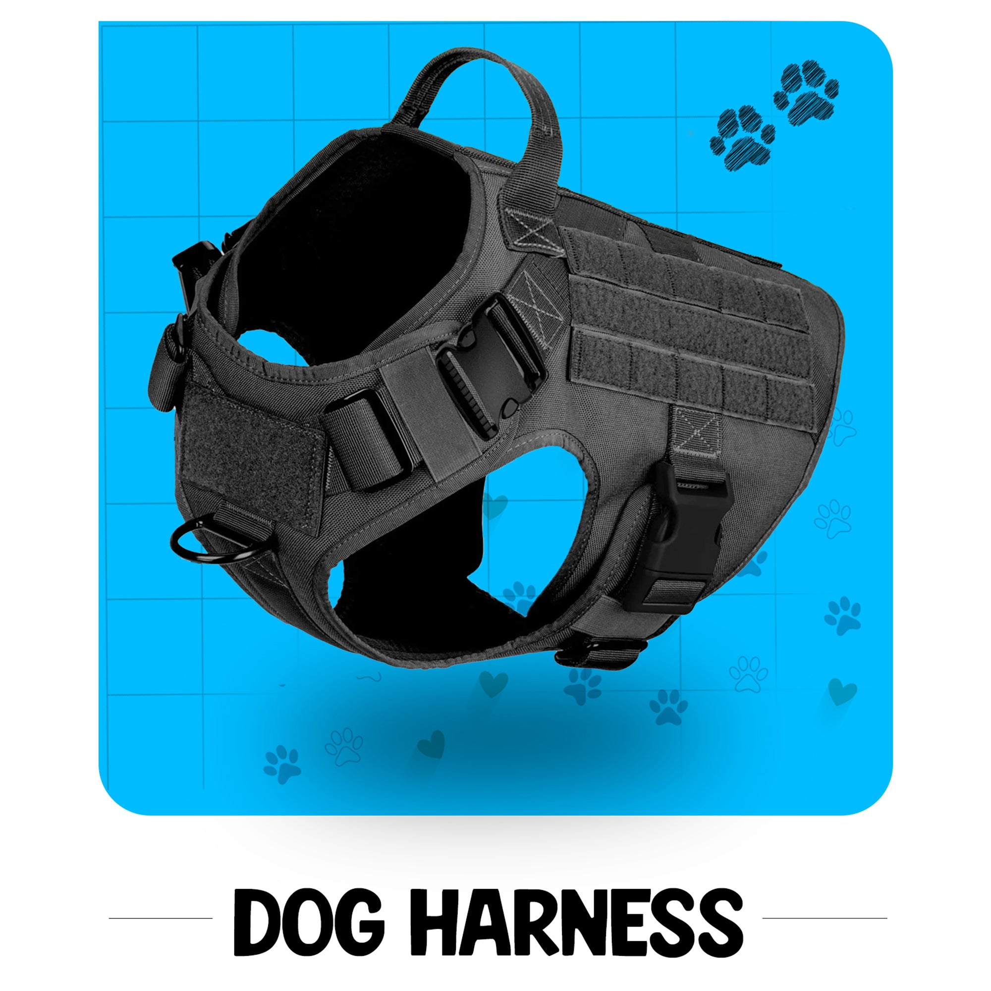 Tactical Dog Harness No-Pull