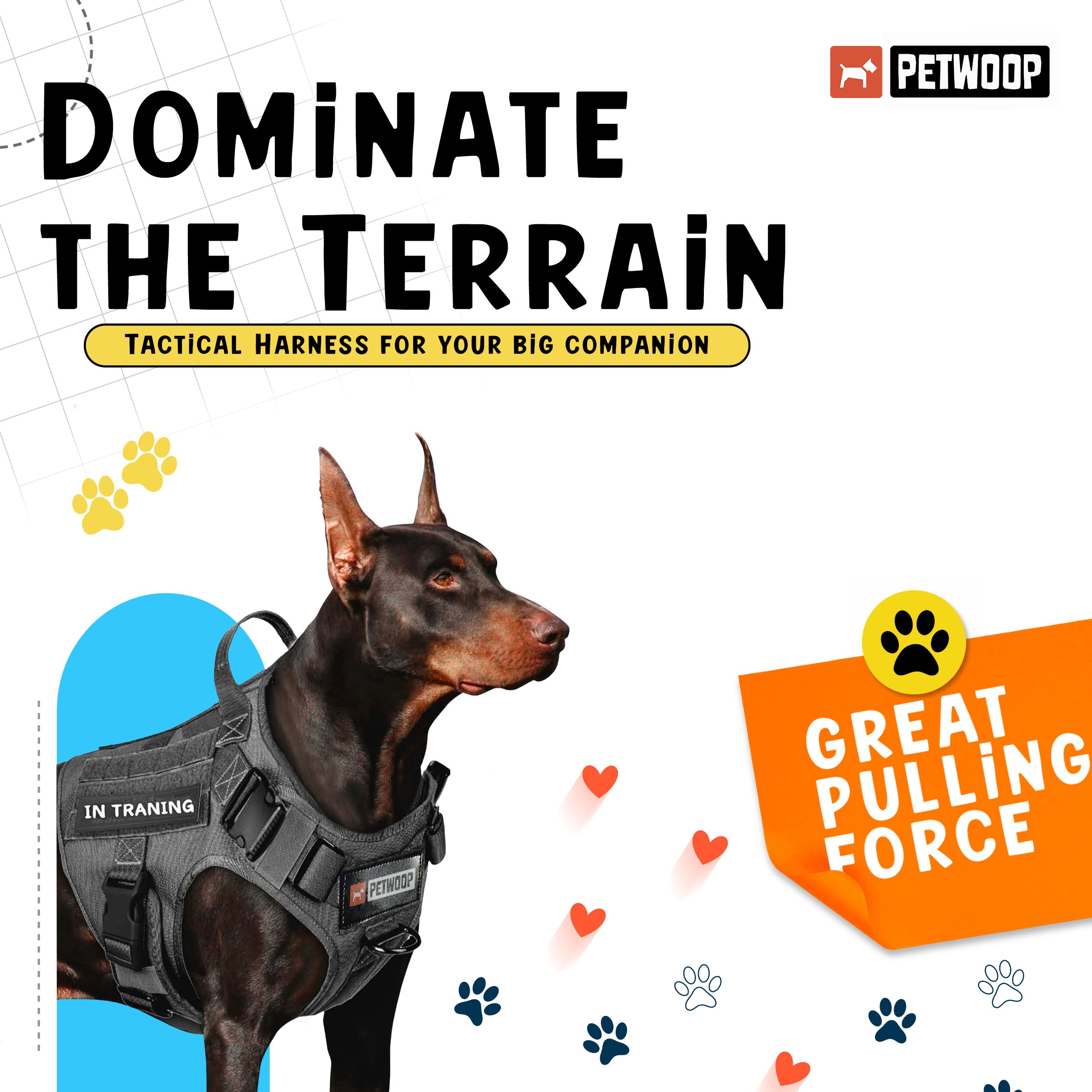 Tactical Dog Harness No-Pull